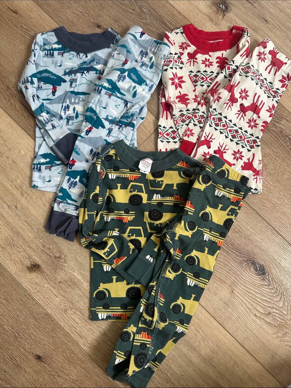Hanna Andersson Kids Long PJs Set x3